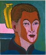 Ernst Ludwig Kirchner Head of the painter Germany oil painting artist